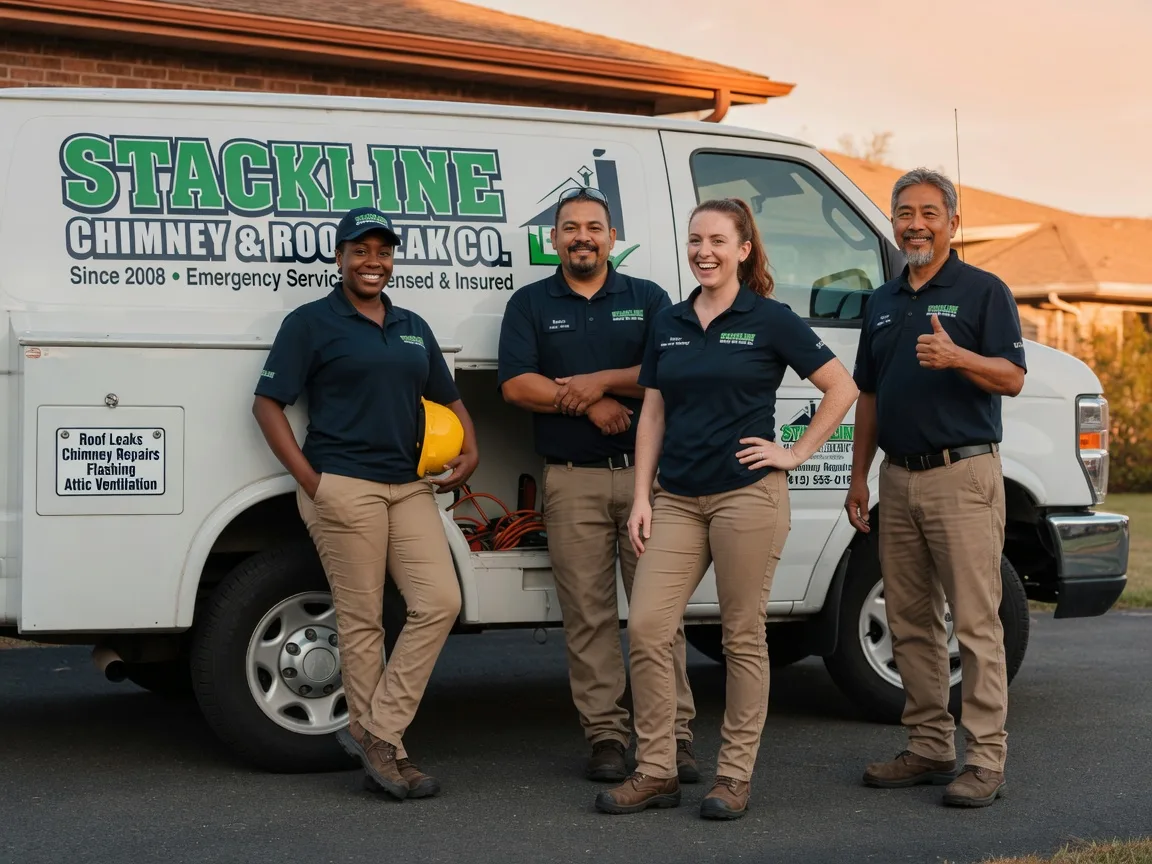 Chimney flashing repair company in Moyers, OK